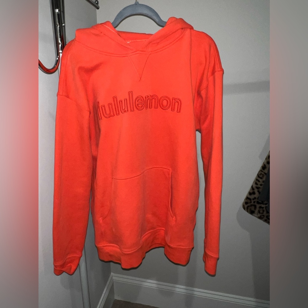 LULULEMON ALL YOURS GRAPHIC HOODIE-AUTUMN RED